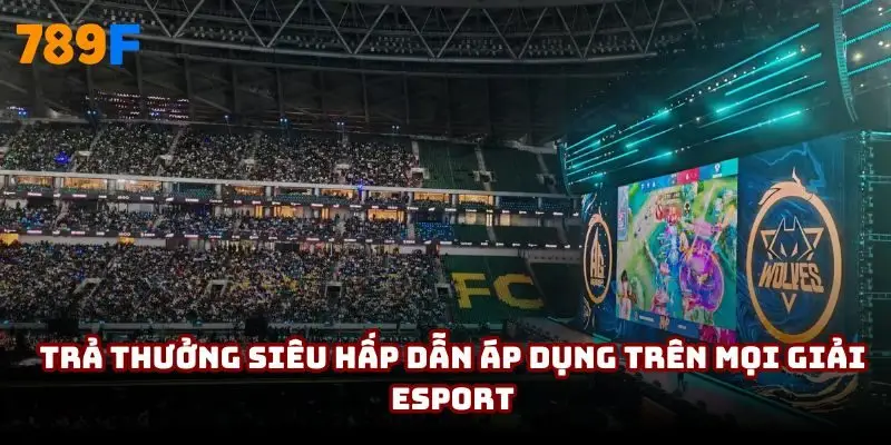Trả thưởng siêu hấp dẫn áp dụng trên mọi giải Esport